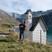 Lago Salerno on the way to the bivouac Bivacco Salerno in the Adamello Group